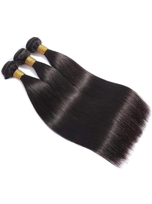 3 Packs Straight Human Hair Bundles (18 20 22 ) inches