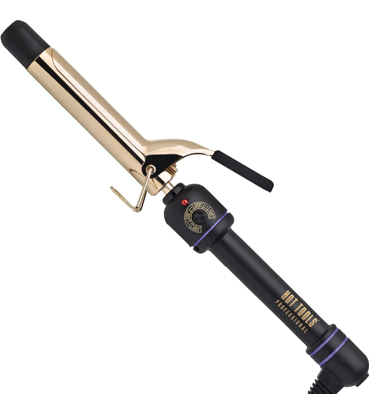 Hot Tools Pro Artist 24K Gold Curling Iron | Long Lasting, Defined Curls (1 in)