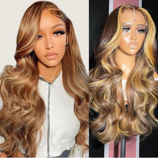 Blonde Brown Human Hair